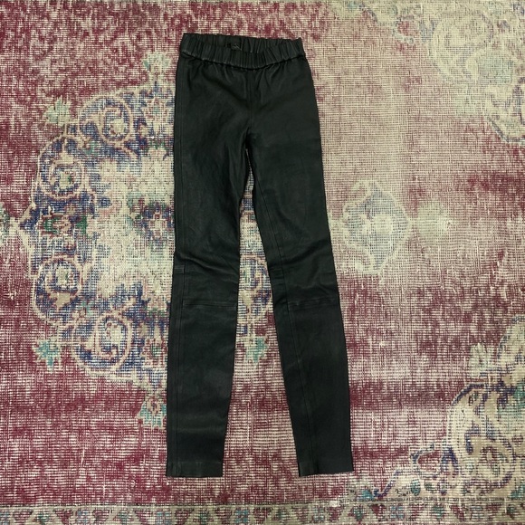 J. Crew leather leggings